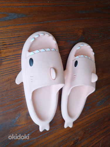 Тапки акула, shark slippers (фото #5)