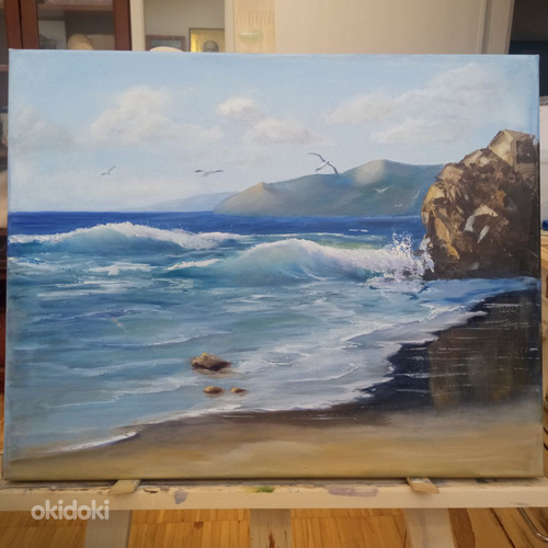 Õlimaal "Laine" 40x50
