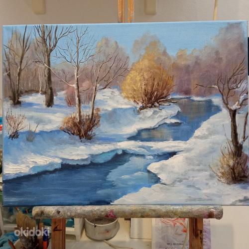 Õlimaal "Kevad tuleb" 30x40