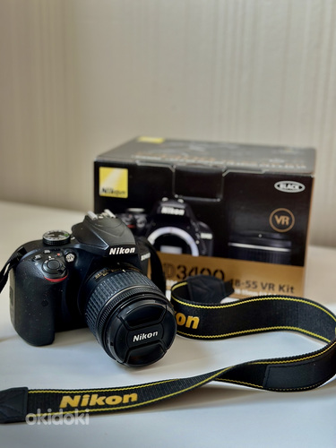 Nikon D3400 + 18-55 AF-P VR Kit (фото #1)