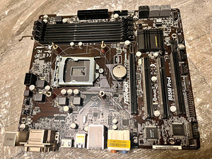 Материнская плата ASROCK B85M Pro4 LGA 1150 Intel B85 DDR3 Micro A