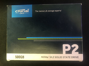 Crucial P2 500GB NVMe M.2 SSD (1 foto / 1)