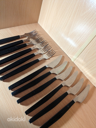 Набор ретро-ножей и вилок (6 + 6) (фото #1)