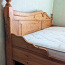 Täispuidust voodi koos madratsitega (фото #4)