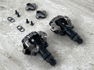 Shimano pedaalid PD-M520 ja SPD klotsid (1 foto / 3)