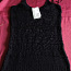Платье-туника черное длинной вязки (фото #5)