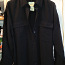 Блузка черная длинная с длинными рукавами, карманами (фото #5)