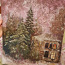 Картина маслом Дом и елки (фото #5)