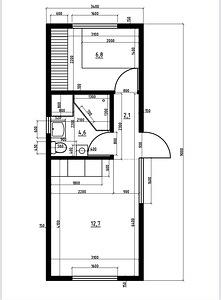 Moodulmaja 28 m2 karkassmaja saun aiamaja (4 foto / 10)
