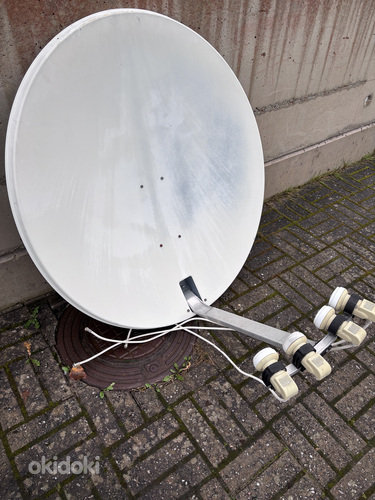 SAT-TV antenn 100cm + 4 LNB