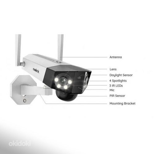 Reolink Duo 4G 4MP 2K камера видеонаблюдения новая