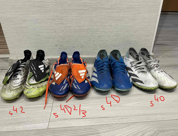 Бутсы ADIDAS Predator. размер 40,40 2/3, 42.