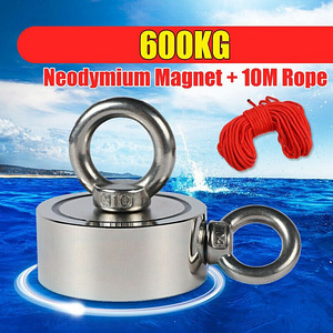 600kg tõmbejõuga kahepoolne otsimismagnet, õngitsemismagnet (1 foto / 10)