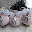 Jõulupallid "roosa ja ballett", käsitsi valmistatud (foto #1)