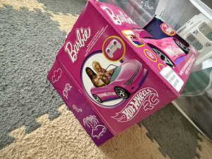 HOT WHEELS BARBIE kaugjuhtimispuldiga kabriolett auto +nukk (8 foto / 8)