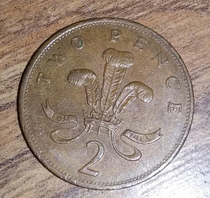 Elisabeth II two pence 1989 (2 foto / 2)
