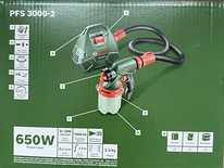 Краскопульт Bosch PFS 3000-2. Пульверизатор. Покрасочный пис