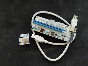 Набор удлинителей PCI-E Express 1x - PCI-E Express 16x Riser Card
