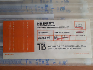 Mõõtmeline pipett 25ml (2 foto / 3)