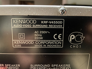 ПРИЕМНИК KENWOOD (Dolby digital) KRF-V4550D (3 фото из 3)