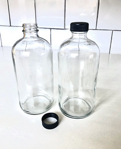 Boston läbipaistev klaaspudel 500 ml koos korgiga (hulgim) (3 foto / 3)