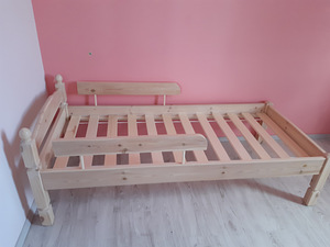 Puidust lastevoodi Jumbu ja Sleepwell vedrumadrats (6 foto / 6)
