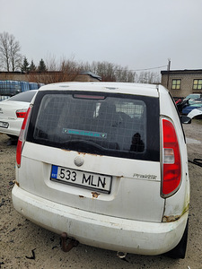 SKODA ROOMSTER / PRAKTIK 1,4 D 59 KWT, VARUOSADEKS (6 foto / 10)