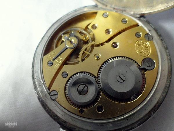 Revue silver pocket watch (фото #2)