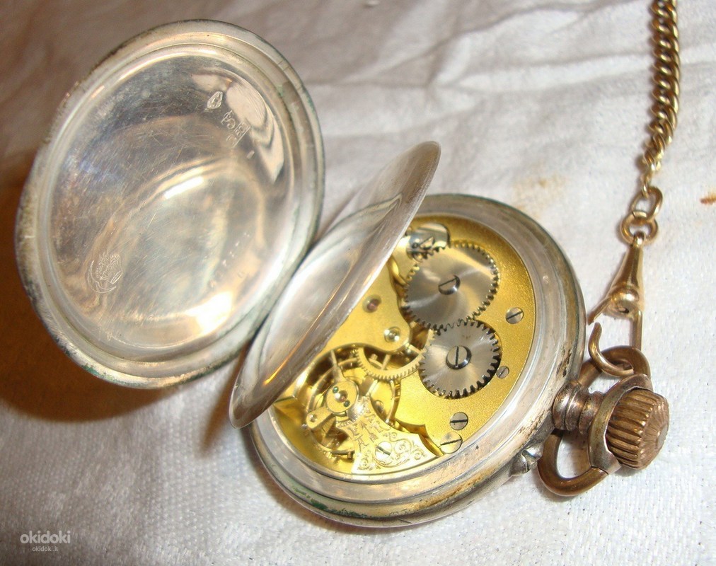 Карманные часы moeris silver 800 (фото #3)
