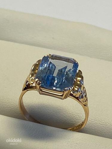 18 kt. Yellow gold - Ring - 6.00 ct Spinel (nuotrauka #2)