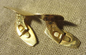 Gold cufflinks 18k (3 foto / 3)