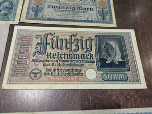 VANAD SAKSA PABERRAHAD RIIGIMARGAD REICHSMARK (2 foto / 4)