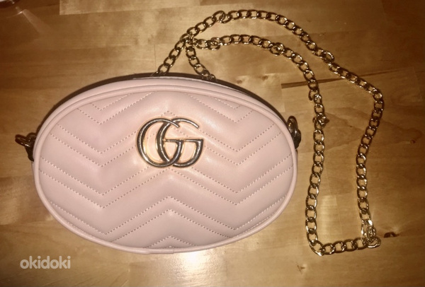 Светло-розовая сумка Gucci (фото #1)