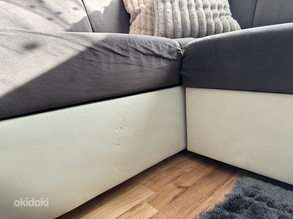 Угловой диван-кровать с ящиком для белья (фото #4)