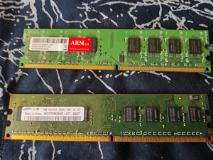 2x2GB ja 2x1GB DDR2 PC2-6400U 800Mhz ram (2 foto / 3)