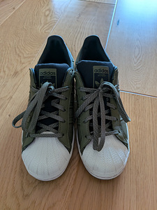 Müüa Adidas Superstar Olive Green – Vähe kantud, nagu uued! (1 foto / 6)