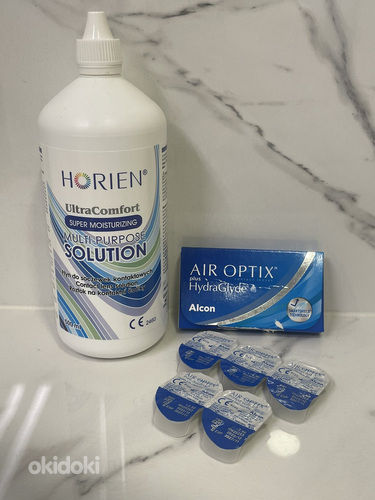 1-kuused kontaktläätsed AirOptix plus HydraGlyde (foto #1)