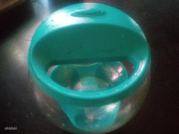 Круглый аквариум на 1,5 литра для петушка ,мальков,улиток (фото #1)