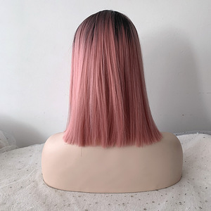 Parukas "Black Pink" 37cm (4 foto / 5)