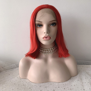 UUS! Parukas lace front punane "Red" 40cm (2 foto / 5)