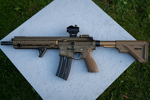 UUS Umarex HK416 A5 VFC MOSFET elektriline airsoft-relv (4 foto / 10)