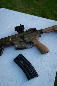 UUS Umarex HK416 A5 VFC MOSFET elektriline airsoft-relv (5 foto / 10)