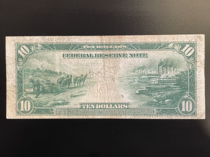 10 долларов, 1914. (2 фото из 2)