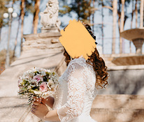 Красивое свадебное платье 38-42 размера