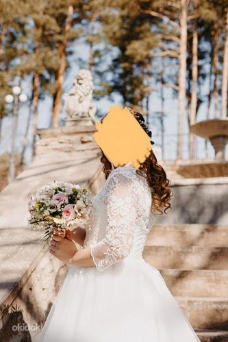 Красивое свадебное платье 38-42 размера (фото #1)