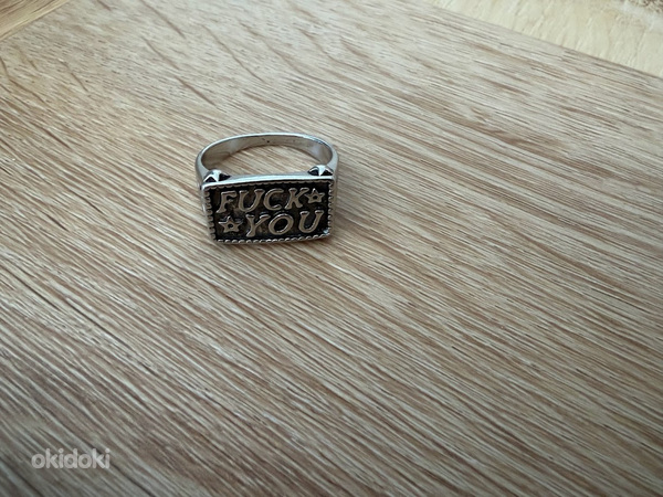 Кольцо 'F**k you' диаметром 23 мм