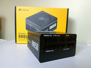 Corsair RM Series™ RM850 80+ Gold toiteplokk (4 foto / 10)