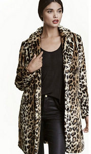 Леопардовое пальто