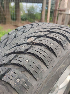 Nissan veljed koos Nokian naastrehvidega. R17 265/65/17 (6 foto / 10)