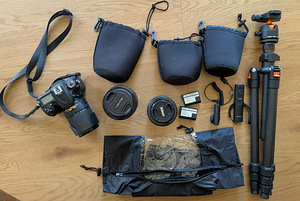 Nikon D7100 komplekt – 3 objektiivi + statiiv + lisad (4 foto / 4)